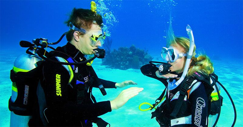 Как правильно научиться дышать с аквалангом