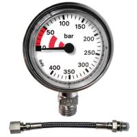 Комплект манометр вкладыш с ниппелем + Шланг 15см miflex