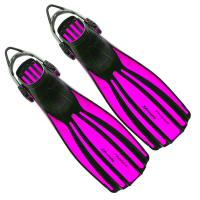 Ласты Prodive Stream с пружиной розовые