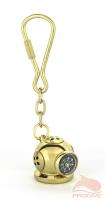 Брелок "Шлем трехболтовый с компасом" Брелок "Шлем трехболтовый с компасом"