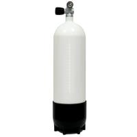 Баллон стальной 12 л с вентилем и башмаком