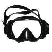 Маска для плавания AKVILON TEKNO-2 черная глянцевая