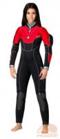 SD3 Гидрокостюм полусухой/сухая молния 7 мм женский