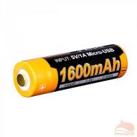 Аккумулятор 14500 Fenix 1600U mAh с разъемом для USB, фото Аккумулятор 14500 Fenix 1600U mAh с разъемом для USB