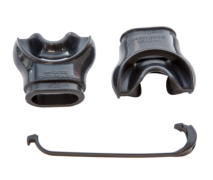 Анатомические загубники (2шт) плюс многоразовый хомут (AquaLung)