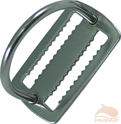 Пряжка-фиксатор с D-кольцом, увеличенного размера металл 90 градусом 