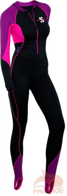 Гидрокостюм лайкра JEWEL, женский, черный/фиолетовый/розовый (44-XL)