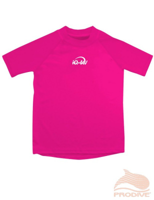 iQ 735122-2445-164 Футболка детская, короткий рукав iQ UV 300+, синий