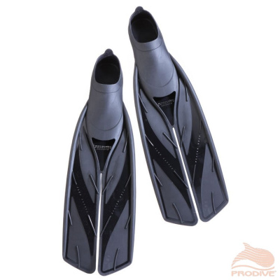 Ласты Atomic Aquatics с открытой пяткой, FULL FOOT FIN (черный, 9-10 (42/43))