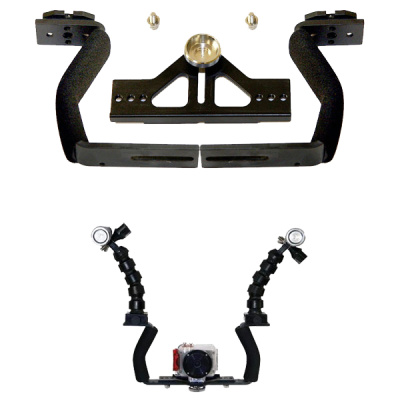 Платформа с двумя ручками под фотоаппарат/экстрим-камеру