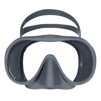Маска безрамная c кейсом темно-серая