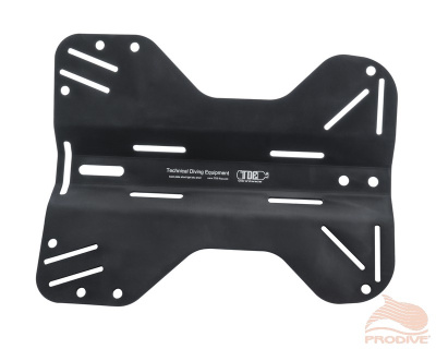 Спинка BackPlate Standart Light TDE Алюминий, Покраска, 3мм, BLACK