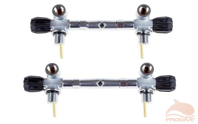 Манифолд без изолятора (171-178 мм, для баллонов 10 и 12 л), DIN, 300 бар