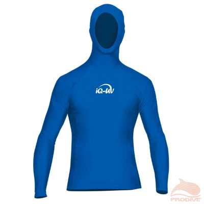 iQ 630122-2445-XL Гидромайка с капюшоном iQ UV 300+, муж, синий