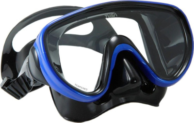 TS UMR-16 BK/MB Маска TUSA Sport UMR-16, черный силикон