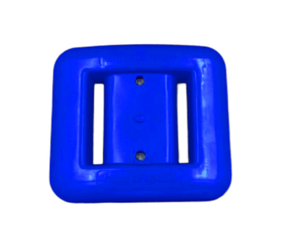 Груз в пластиковом покрытии синий