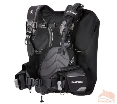 SQ 309405 Жилет-компенсатор DIMENSION (Black/Charcoal), р.XL