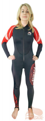 Лайкра Prodive "ORCA" черно-красная LS-15  размер XL Лайкра Prodive "ORCA" черно-красная LS-15  размер XL