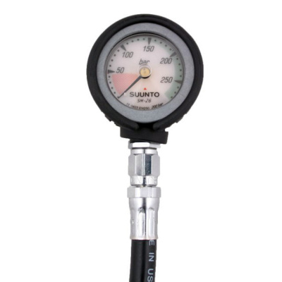 Манометр SM - 26/ 200, с резиновым кожухом
