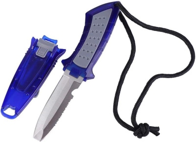 Нож дайверский мини тупой