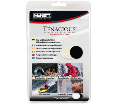 Набор самоклеющихся заплаток Tenacious (4 шт, прозрачн)