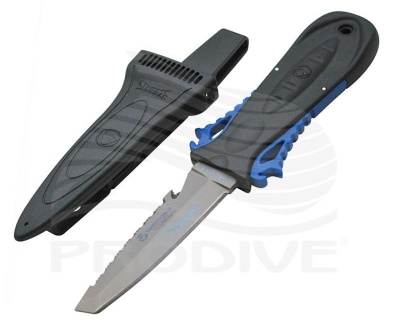 DS A021002722 (48597) Водолазный нож Squeeze Lock Titanium Tanto, желтый