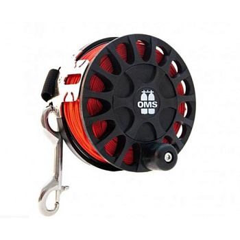Катушка для дайвинга OMS Smart Reel 400′ 122 м с ходовым шнуром #36