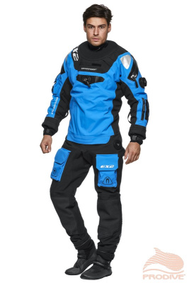WP 500-126-00 Гидрокостюм сухой Waterproof EX2, синий, муж, р.XL