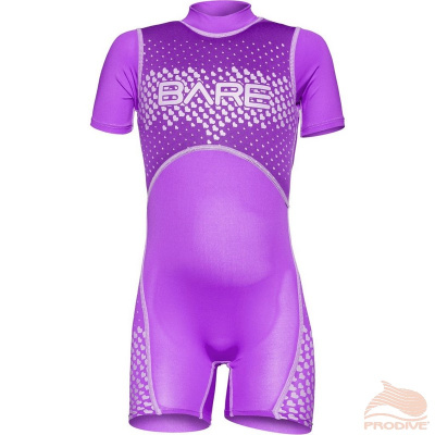 Гидрокостюм детский Bare 1mm Dolphin Floaty, Kids (пурпурный, 02)
