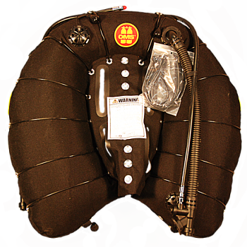 Двойное бандажное крыло OMS Trieste Wing Double Bladder 60LB Черный