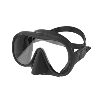 Маска безрамная c кейсом черная