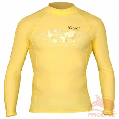 iQ 646544-2800-XS Футболка, длинный рукав iQ UV 300+ Watersport Ocean муж, черный