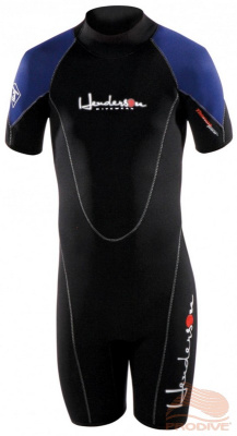 Гидрокостюм Thermoprene Shorty Junior 3 мм, детский, черный/синий (16) Гидрокостюм Thermoprene Shorty Junior 3 мм, детский, черный/синий (16)