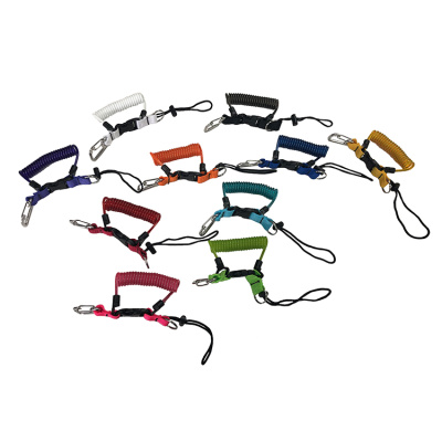 Удлинитель на пружине с петлей и карабином усиленный