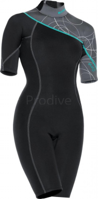 Гидрокостюм короткий Bare 2mm Elate Shorty Womens, Grey (10) Гидрокостюм короткий Bare 2mm Elate Shorty Womens, Grey (10)