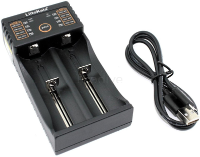 Зарядное устройство LiitoKala 202 на 2 аккумулятора