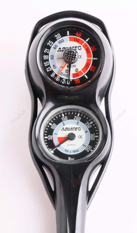 AQ GP-250 Консоль двухприборная Compact (манометр 350 бар + глубиномер)