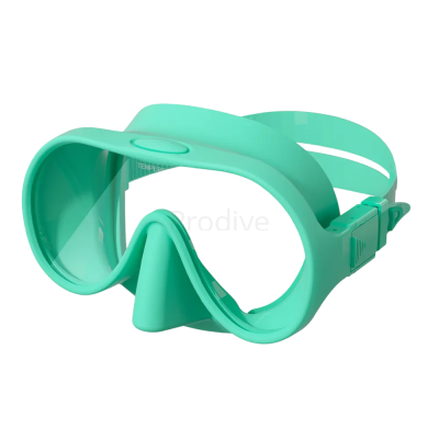 Маска безрамная детская c кейсом бирюзовая