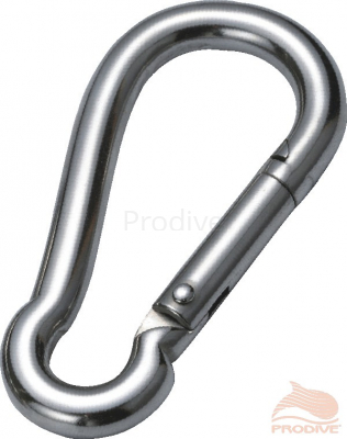 Карабин стальной 8см Problue