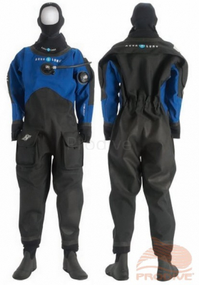 SP 661495 Гидрокостюм сухой триламинатный ТРИ-ЛАЙТ 2012, задняя молния, р.L, ботинок L (30 см)