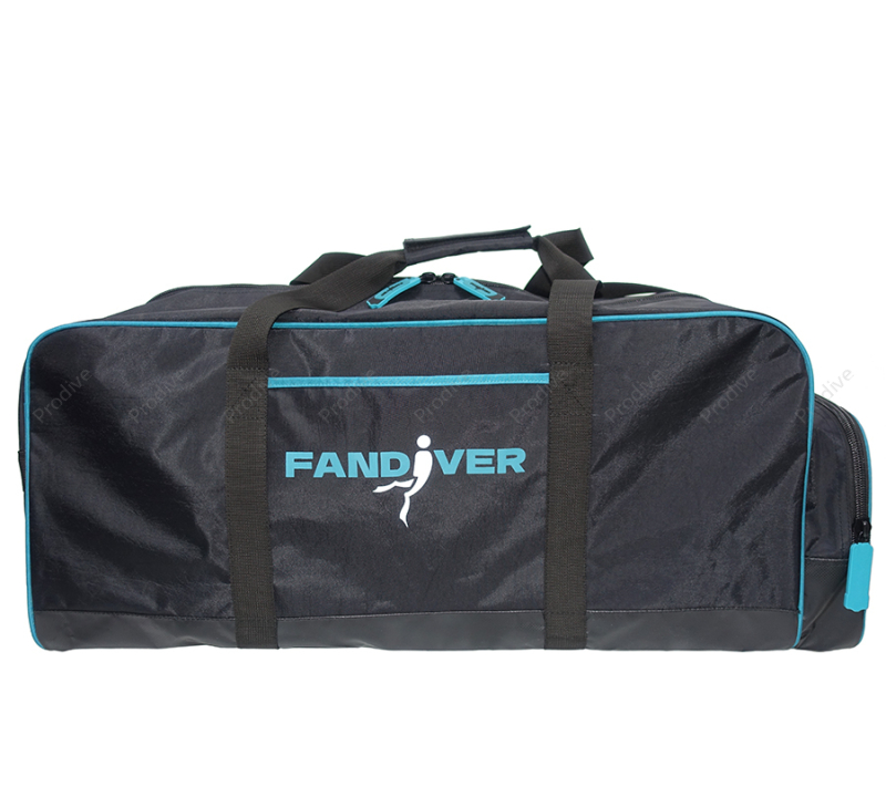 Сумка FanDiver Классик, черно-бирюзовая