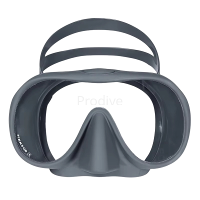 Маска безрамная c кейсом темно-серая